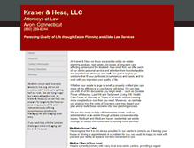 Tablet Screenshot of kranerhess.com